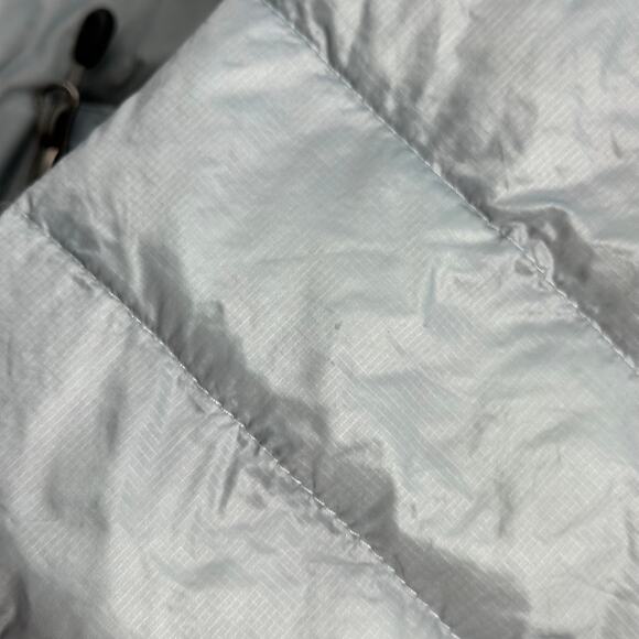 LL Bean Gray Goose Down Insulated Quilted Puffer Coat Packable Mens Size Large L - Picture 10 of 12